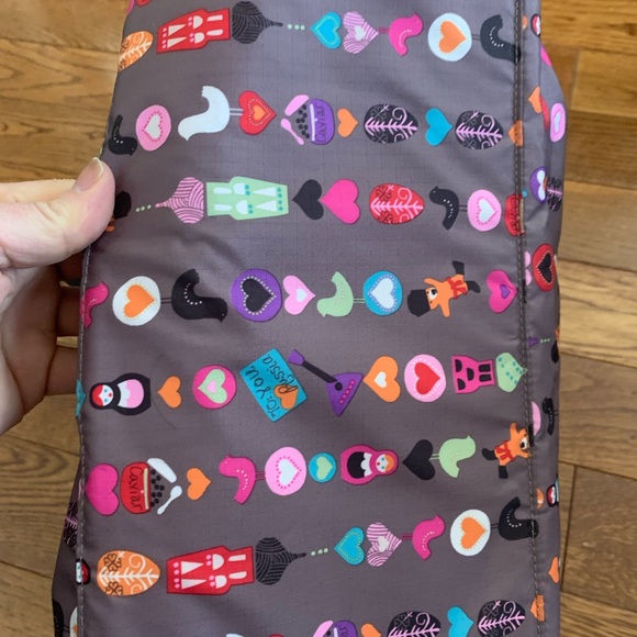 Le Sportsac Russia Theme Print Zipper Tote bag. NEW - Picture 3 of 7